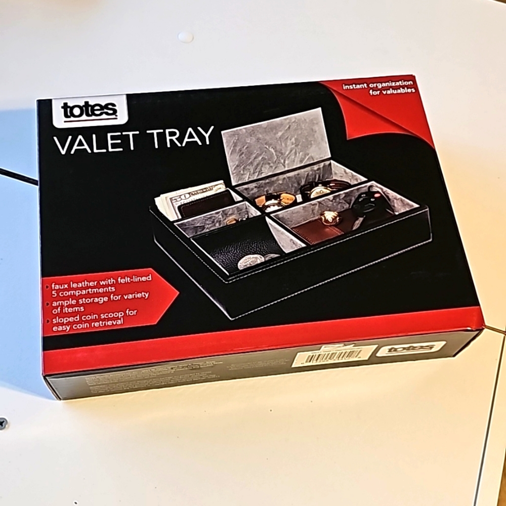 4 for $24!  Totes Valet Tray